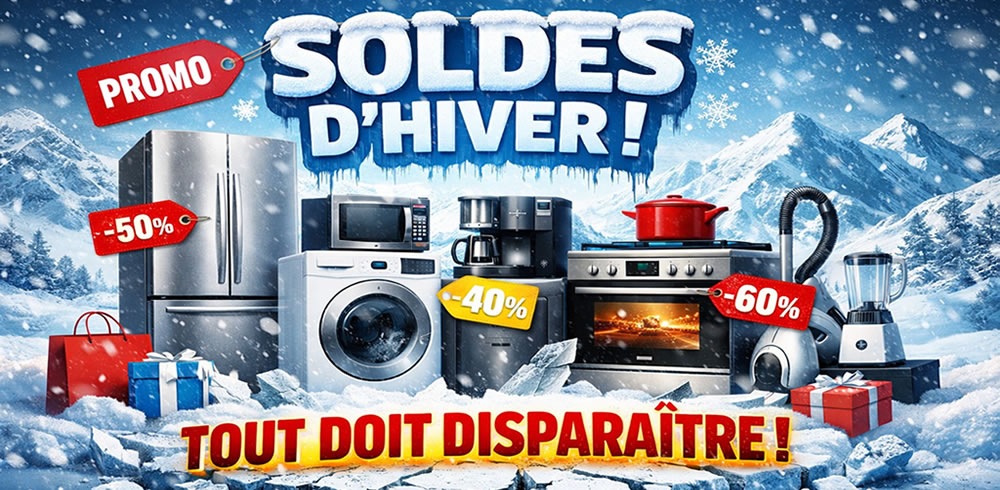 Soldes d’hiver électroménager